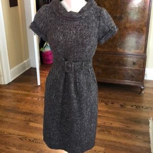 Banana Republic chocolate tweed dress